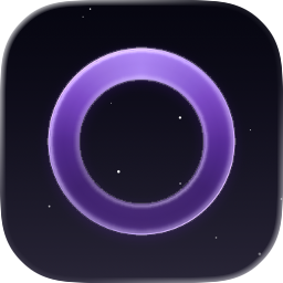 Chosen One app icon showing a purple ring on a starry background